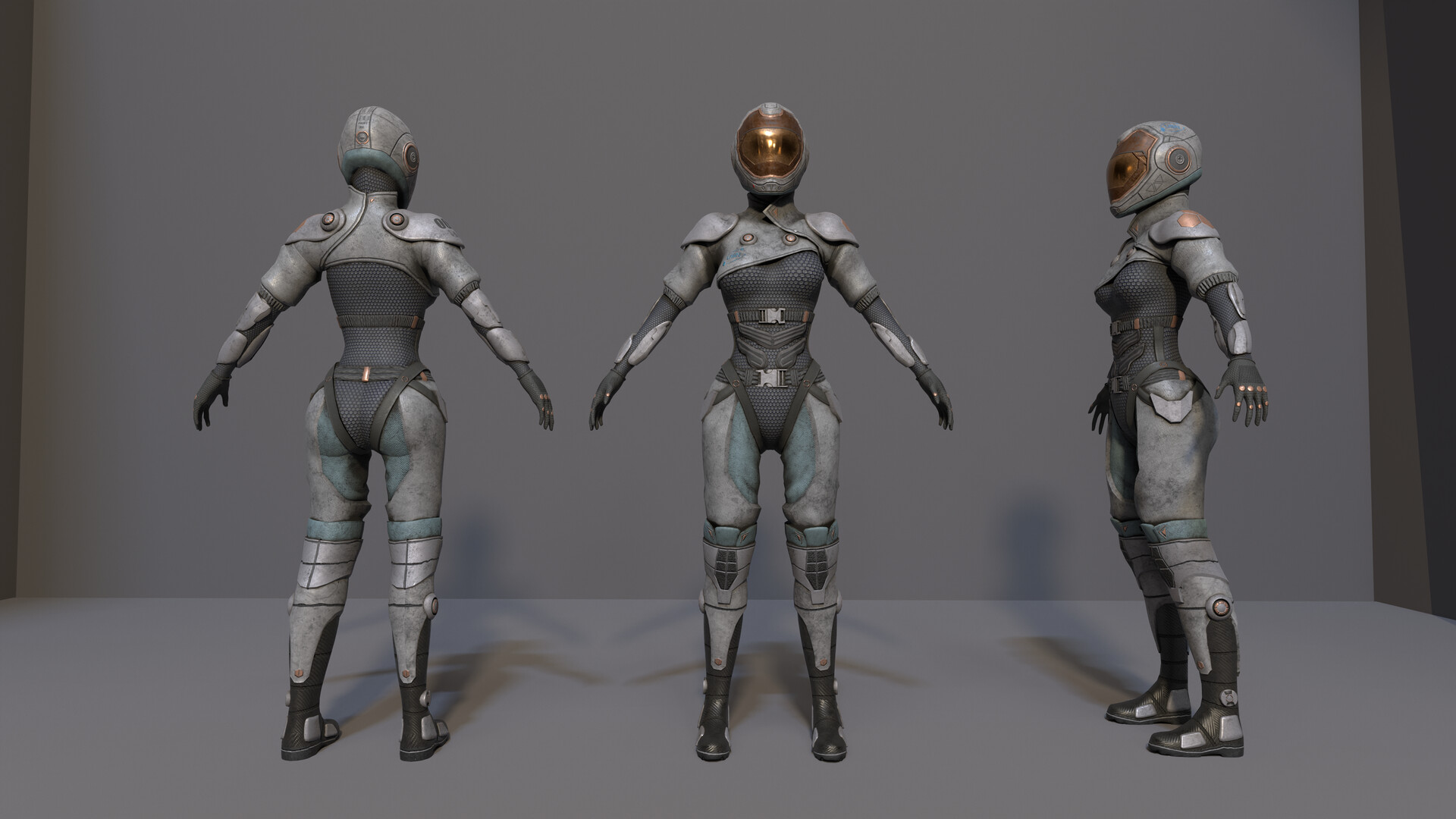 ArtStation - Sci-fi female character