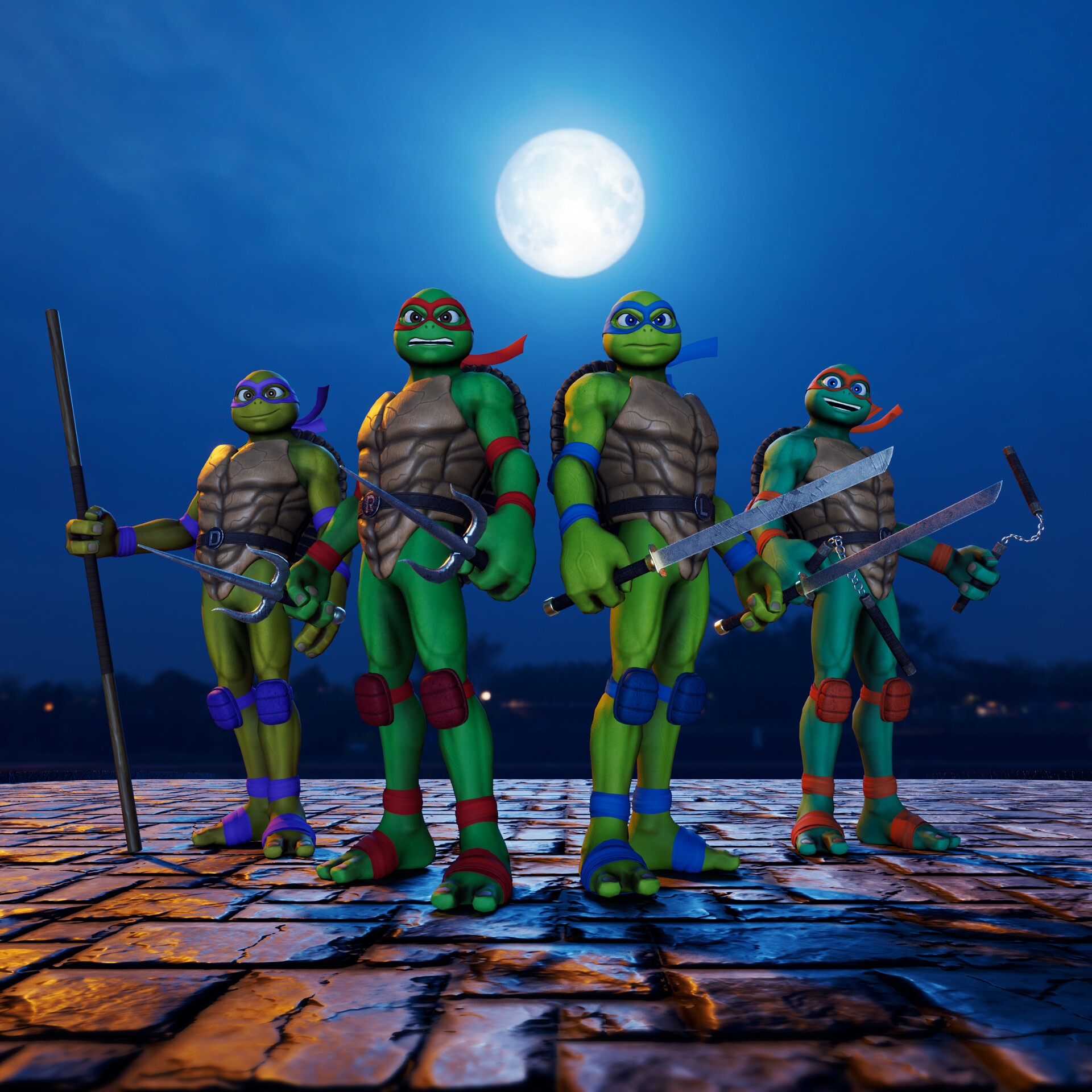 ArtStation - Teenage Mutant Ninja Turtles