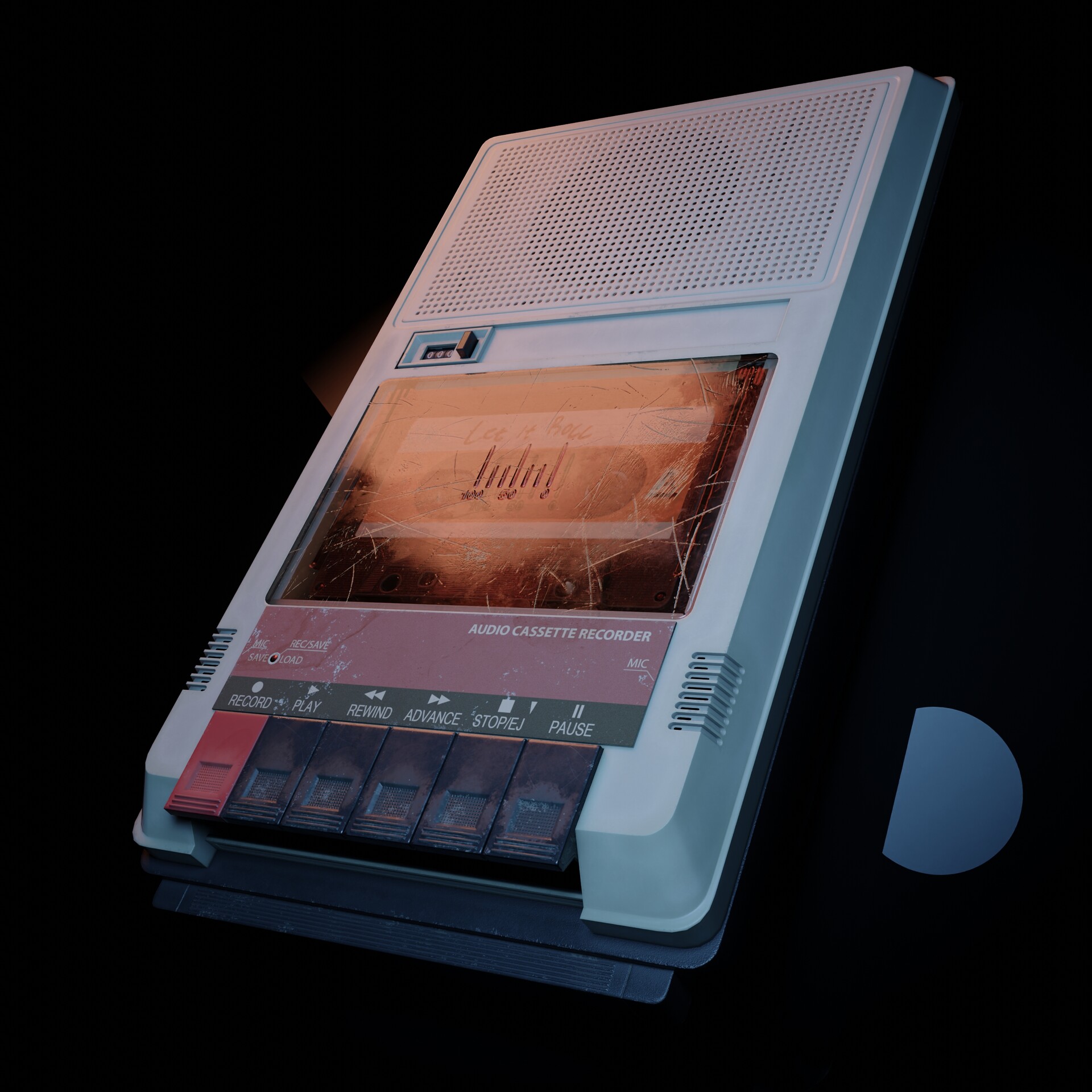 ArtStation Shoebox Cassette Recorder