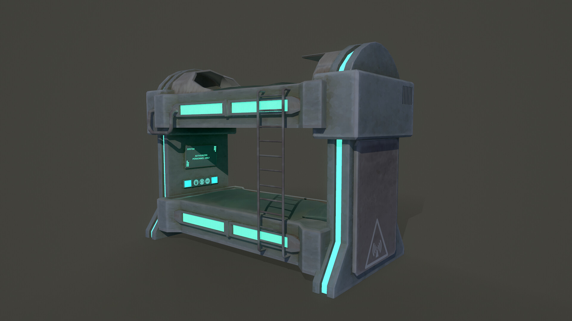 ArtStation - Military Bunk Bed (hand paint)