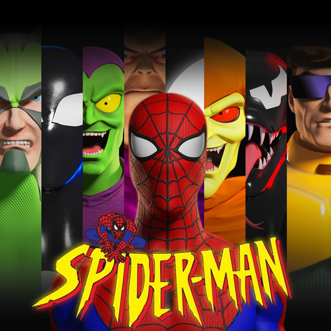 Artstation Spider Man The Animated Series 