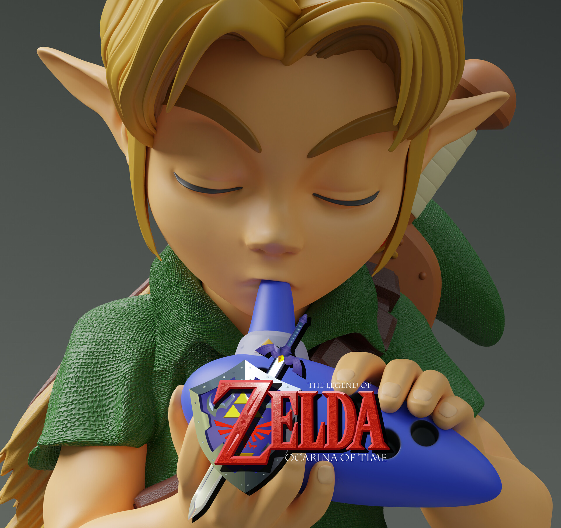 Artstation - Young Link -the Legend Of Zelda - Ocarina Of Time