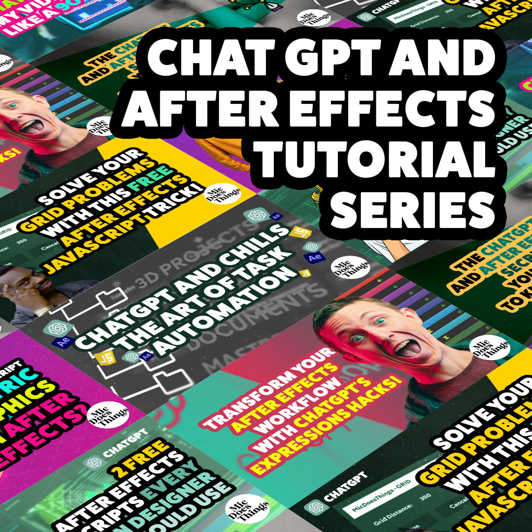 ChatGPT and After Effects Tutorial Series