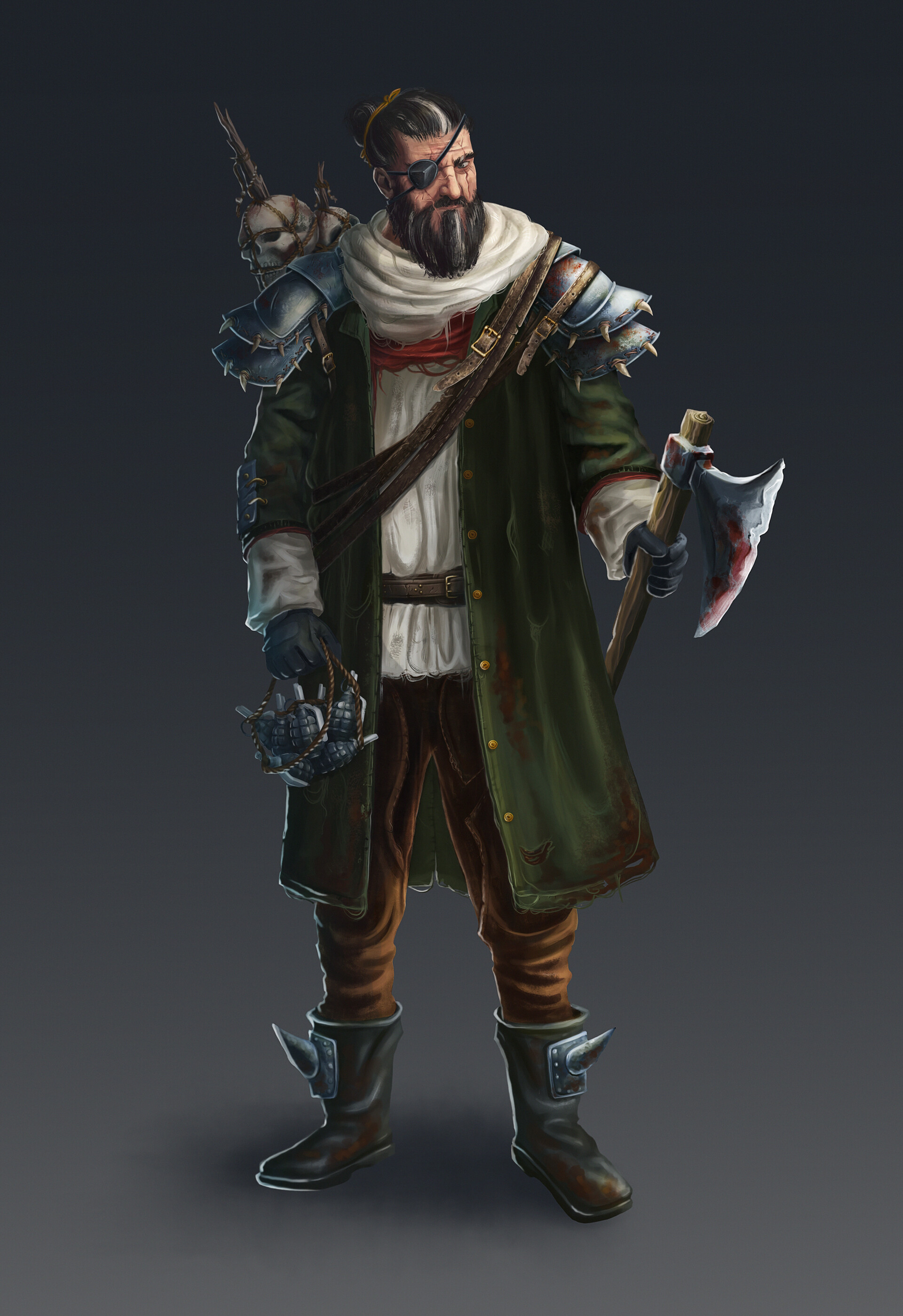 ArtStation - A good pirate and a bad guy.