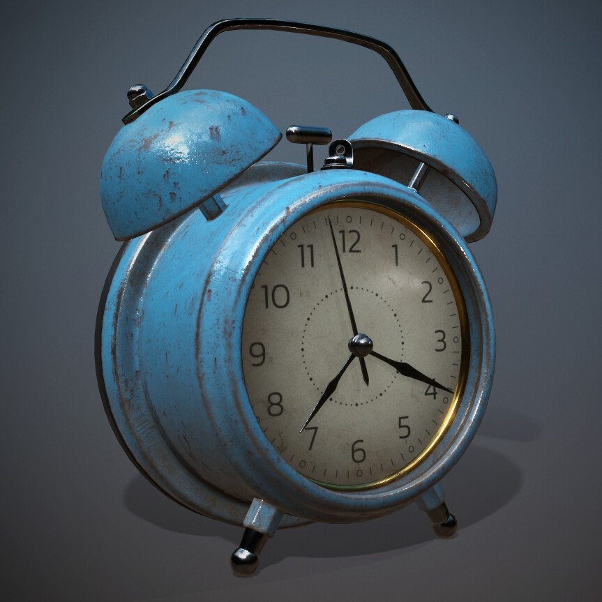 ArtStation Ancient alarm clock