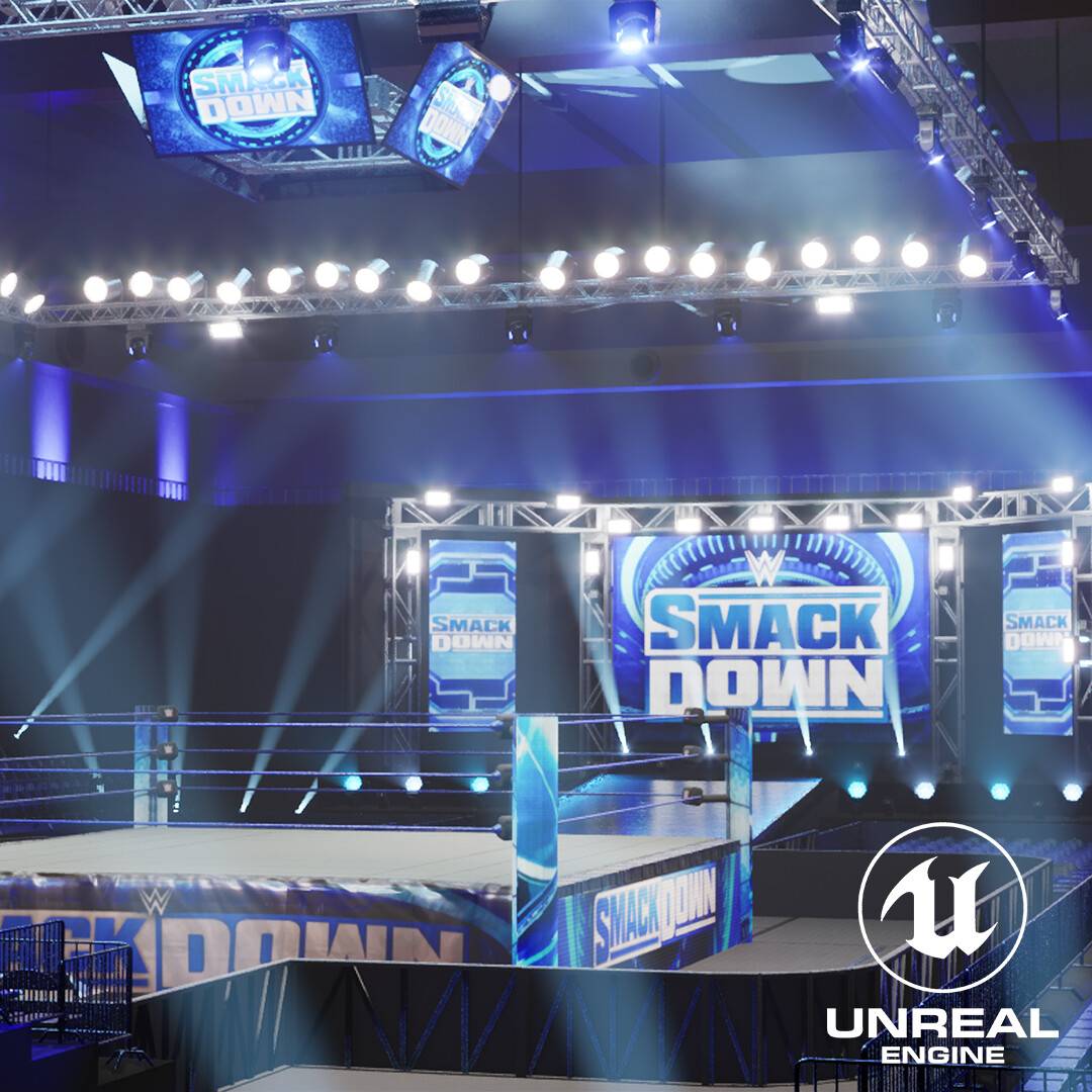 ArtStation Smackdown WWE Performance Center