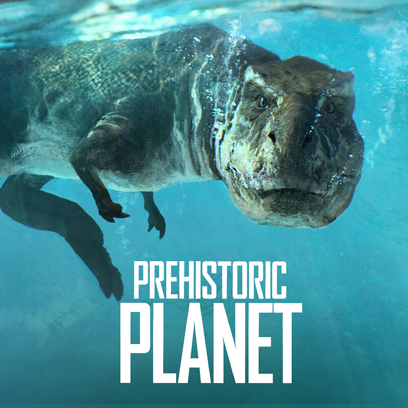 Prehistoric Planet - Trex swimming