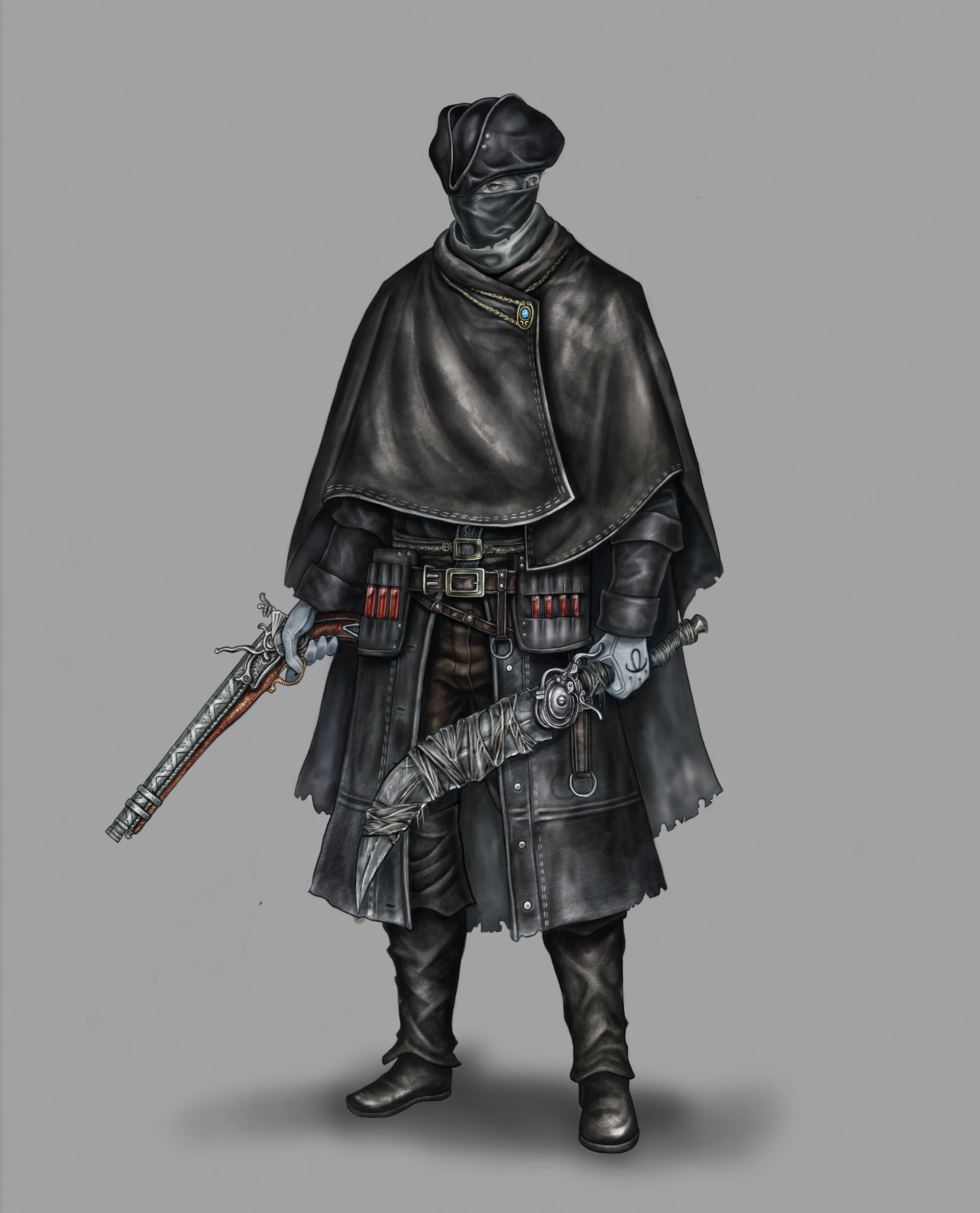 ArtStation Bloodborne Style Hunter   Kim Keong Min Kim Keong Min 1 