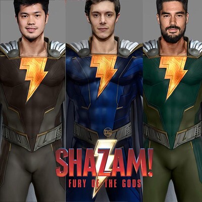 ArtStation - Shazam! Fury of the Gods Alternate Teaser Poster