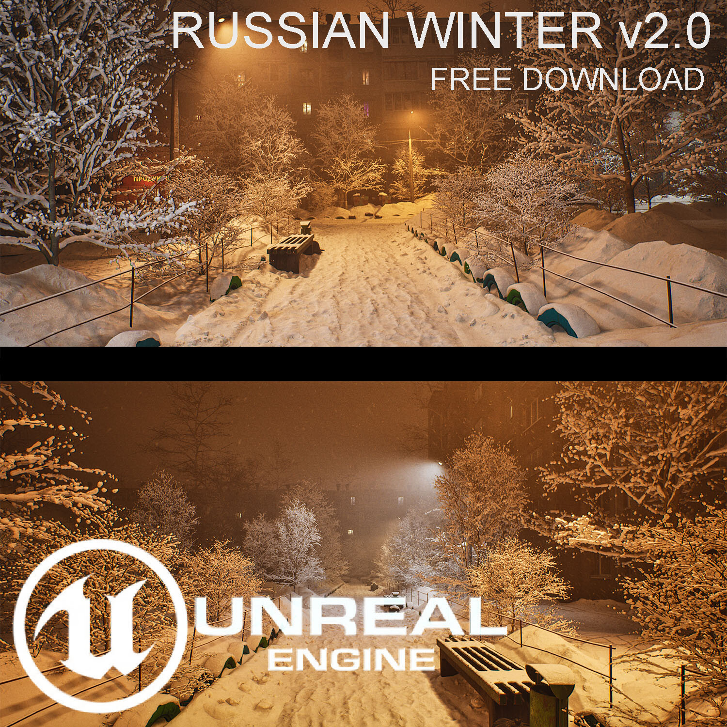 ArtStation - "Unreal Winter" Unreal Engine 5.1(Lumen\Nanite.