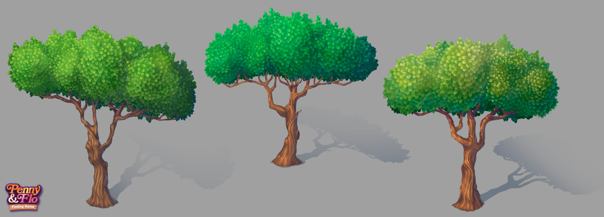 ArtStation - Some Plants and Trees- Penny & Flo