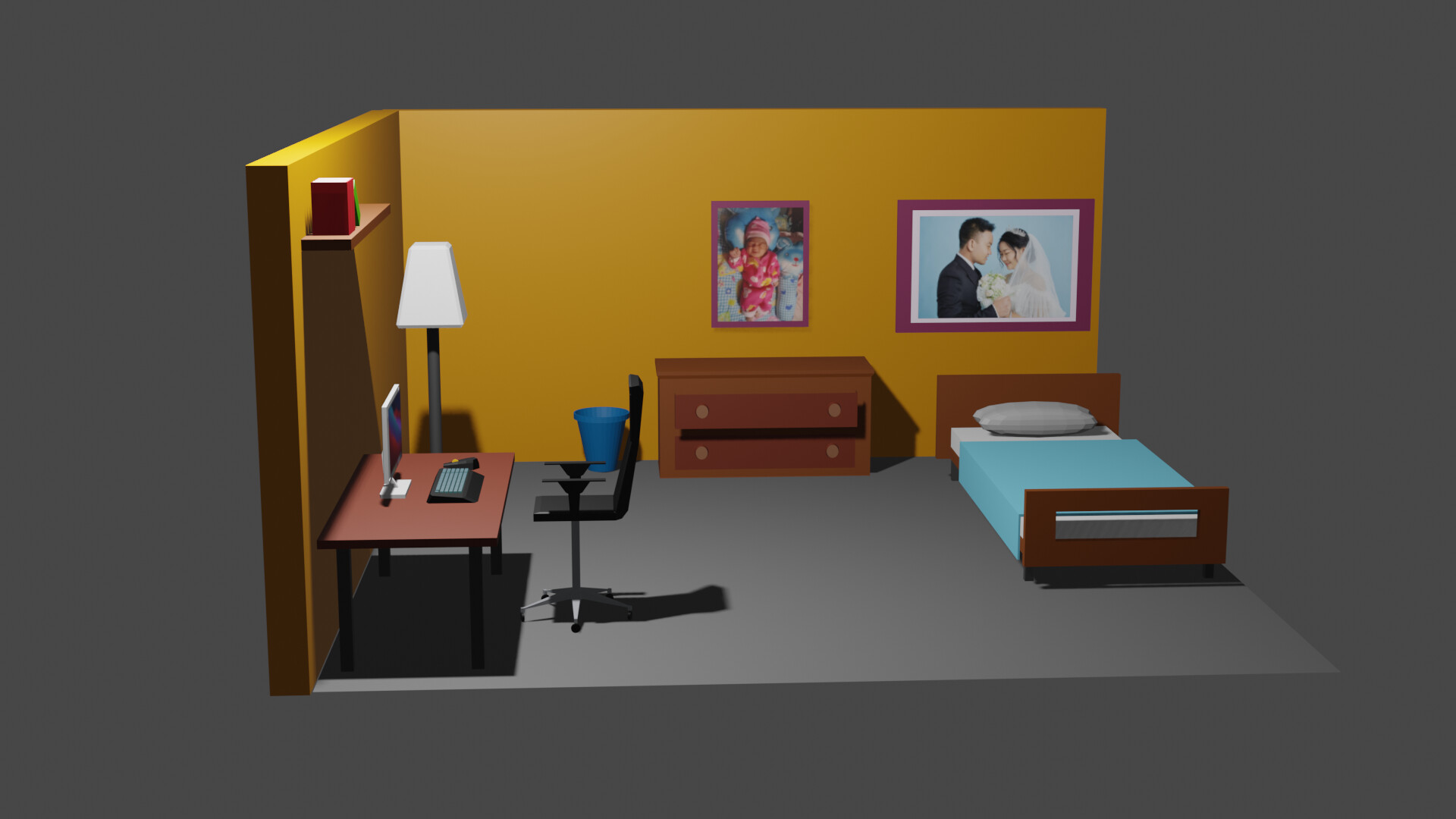 ArtStation - Low Poly Room (Personal)