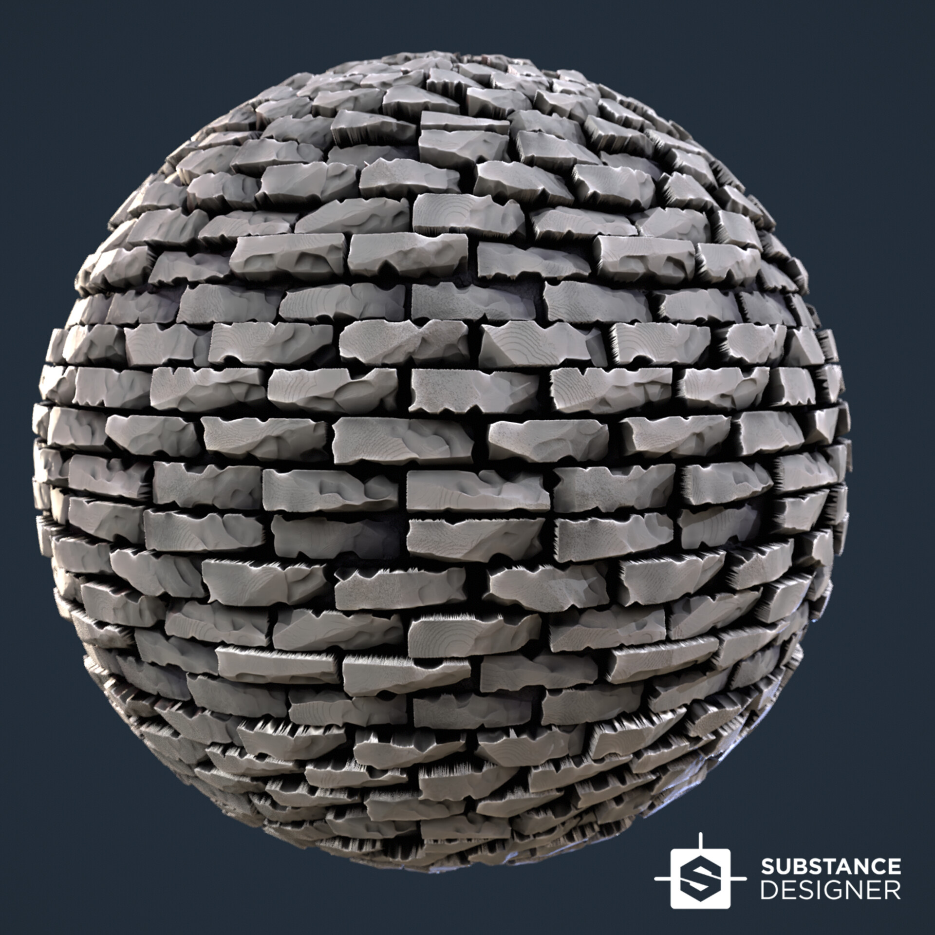 ArtStation - Stylized Bricks Tiles -Designer-