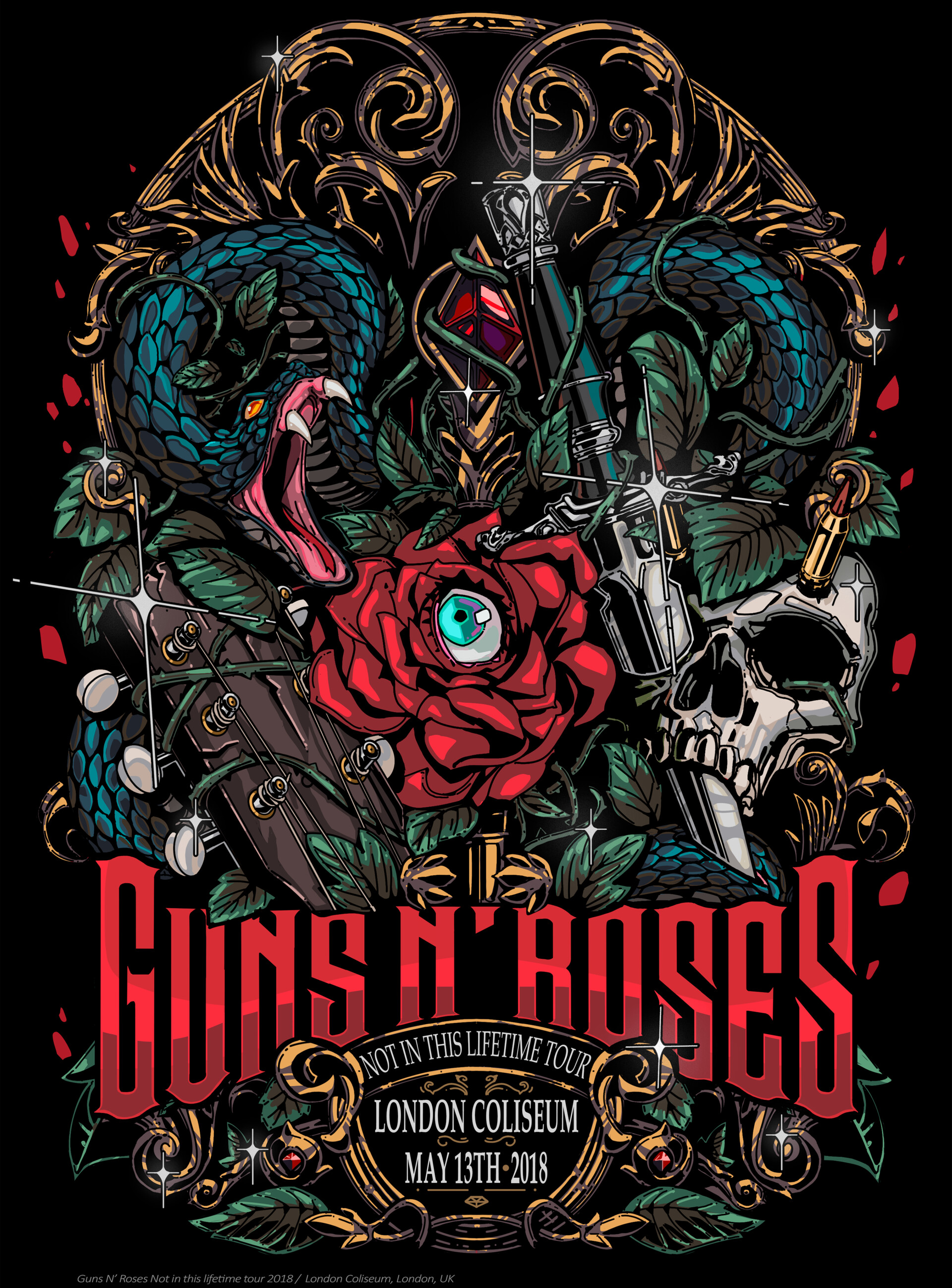 ArtStation - Guns N' Roses London