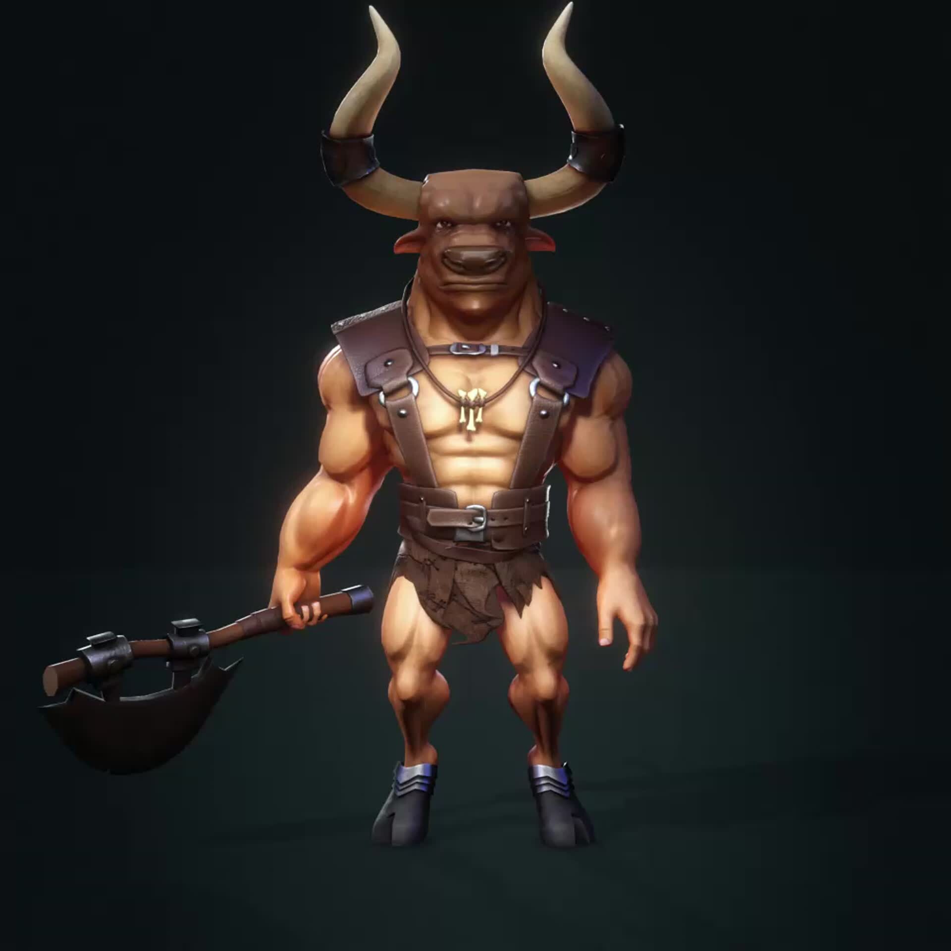 ArtStation - Minotaur for Character Creator