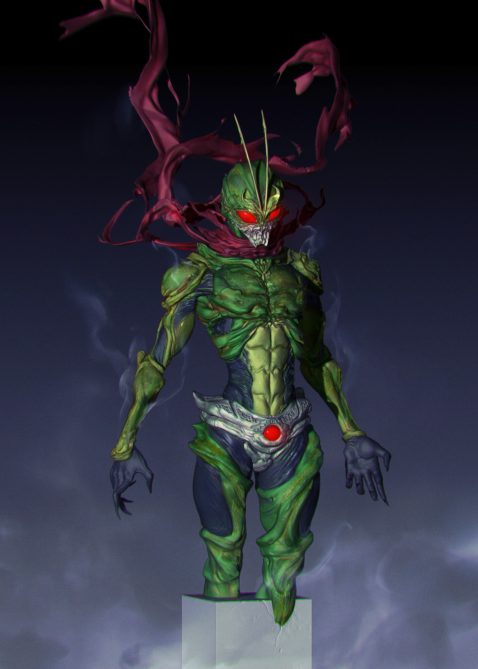 ArtStation - 假面骑士 假面骑士, KOHAKUNUSHI