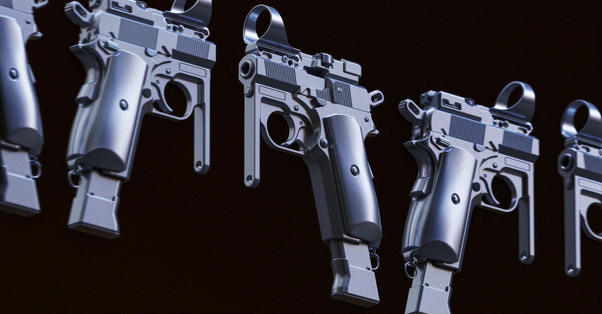 Jerry Behm Character Artist Browning HiPower