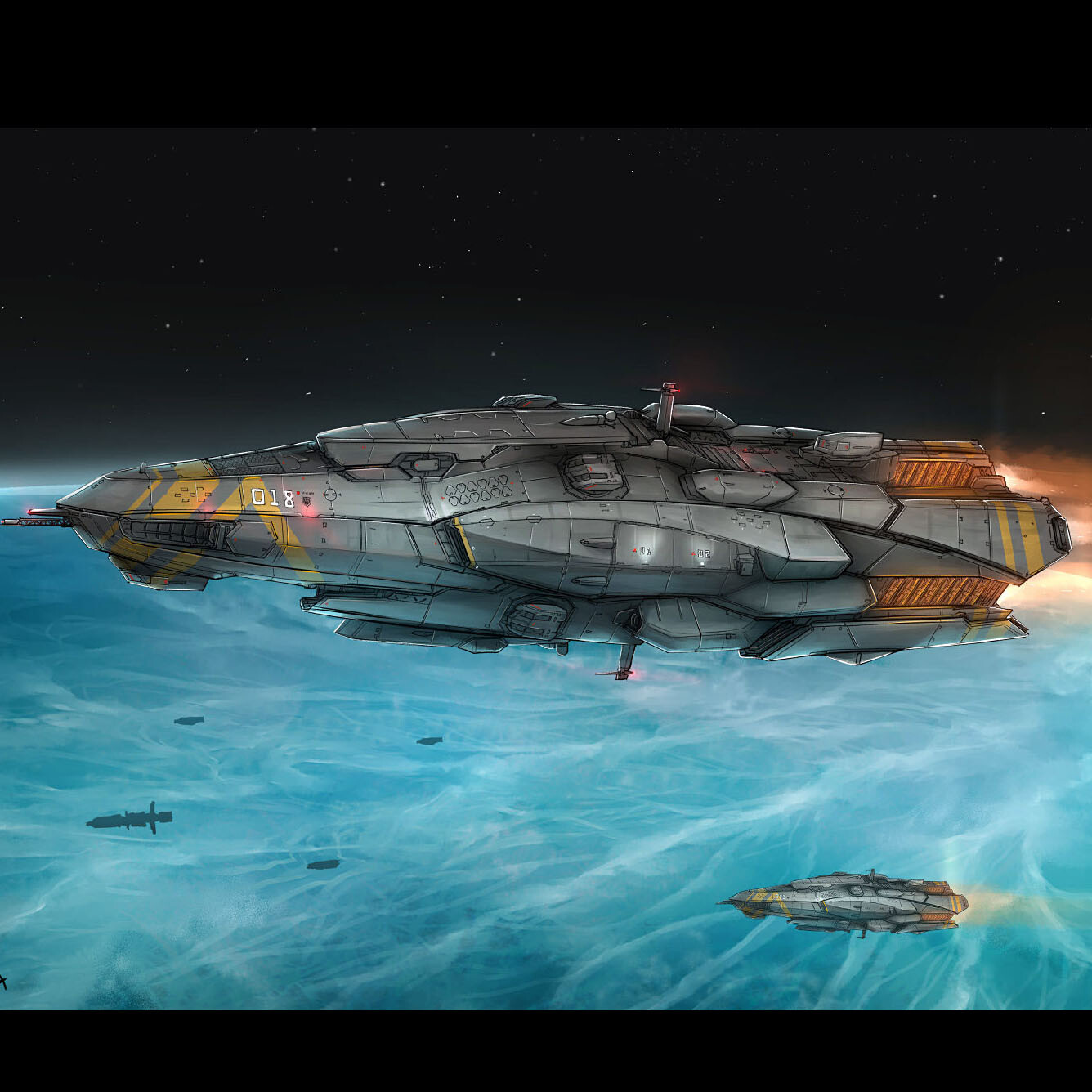 ArtStation - Space Frigates 3