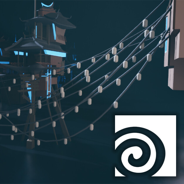 ArtStation - Procedural Wire-Drape Generator