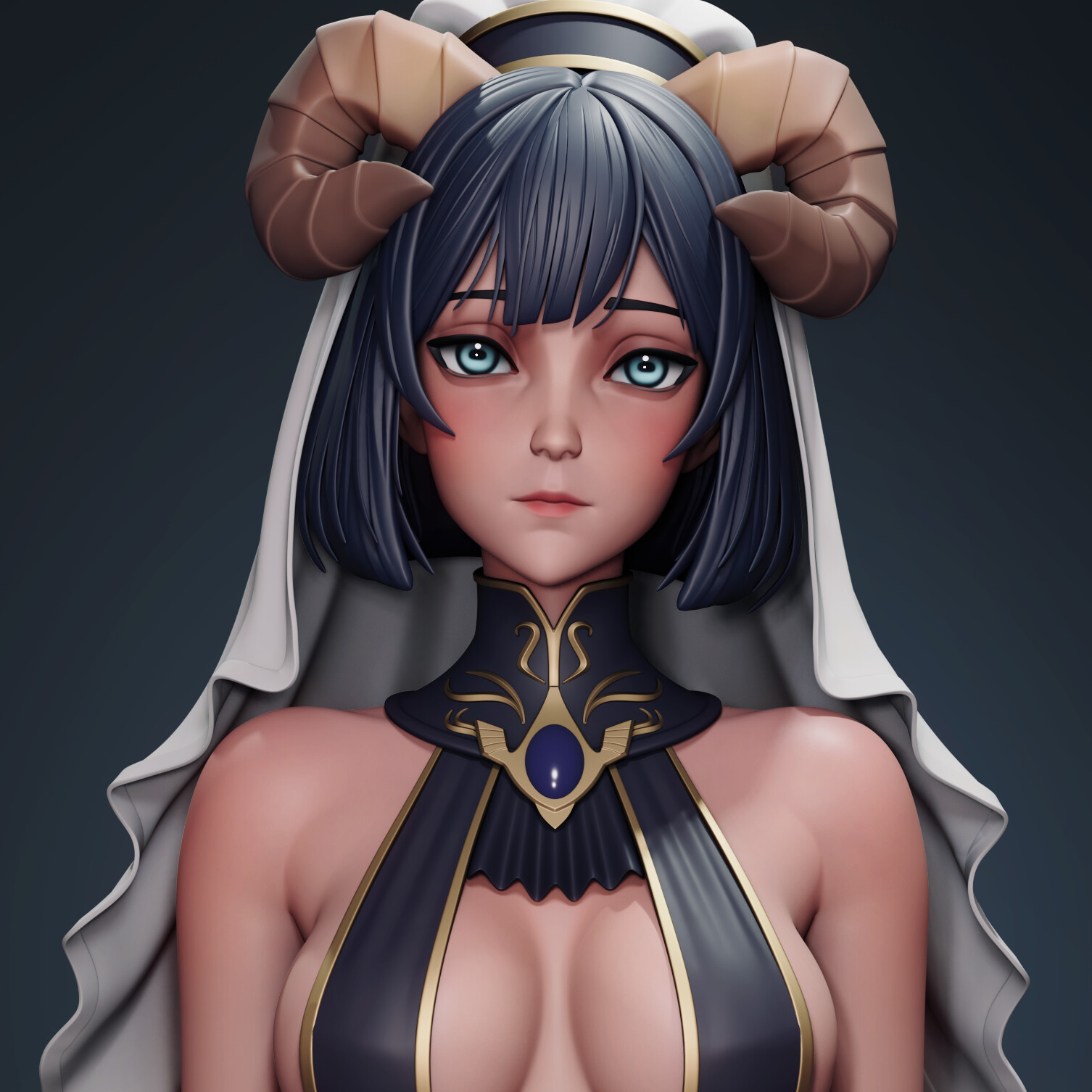 Artstation Horned Girl