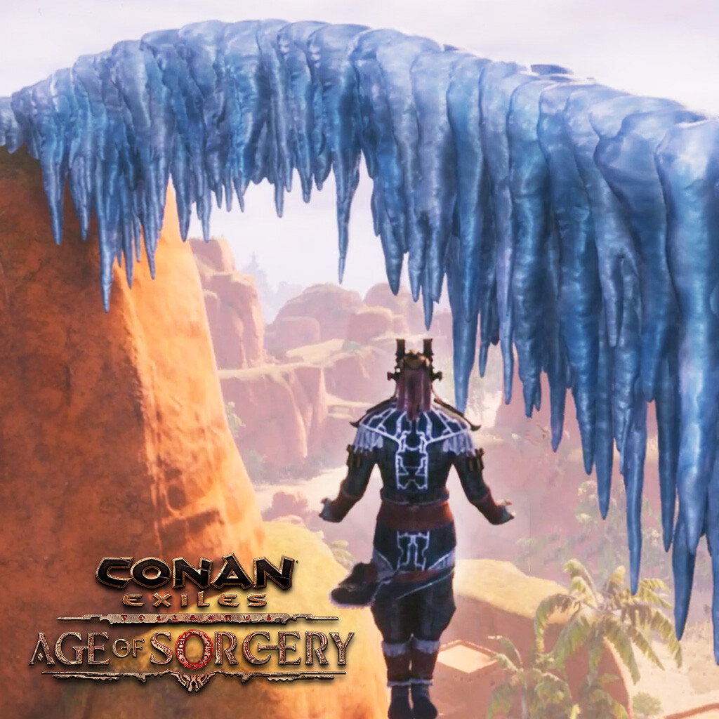 ArtStation Conan Exiles Age of Sorcery Ice Bridge VFX (Spell)
