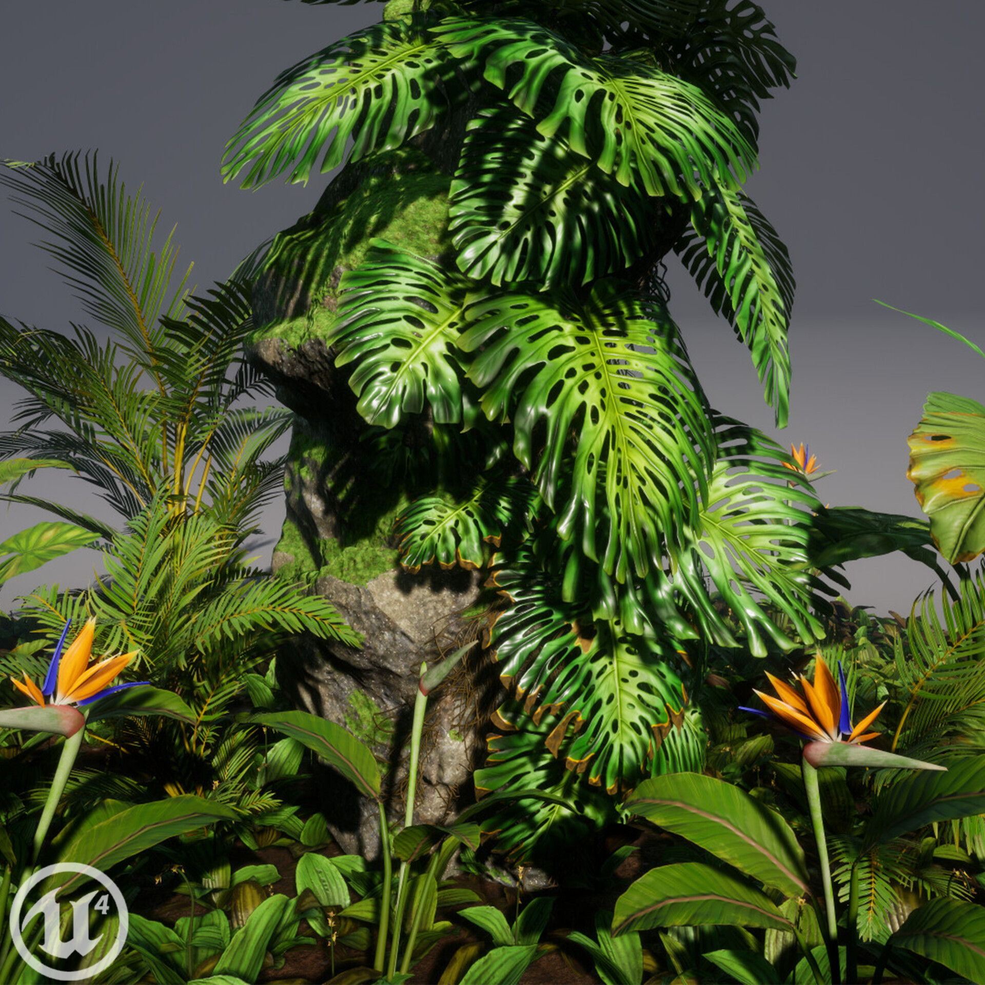 ArtStation - Tropical vegetation in the style of Uncharted 4 - Inspired ...