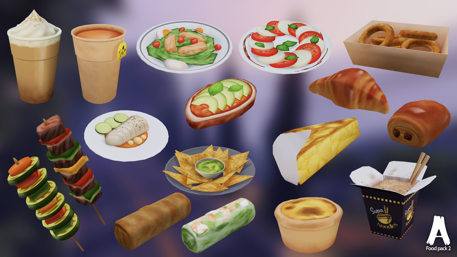 ArtStation - Various 3D food prop for FiveM