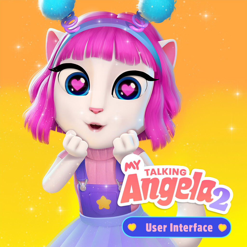 Artstation My Talking Angela 2 Ui Design