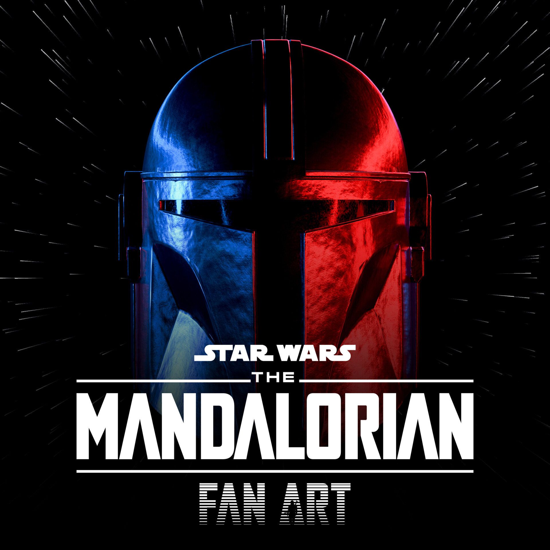 ArtStation Mandalorian Beskar Helmet Fan Art