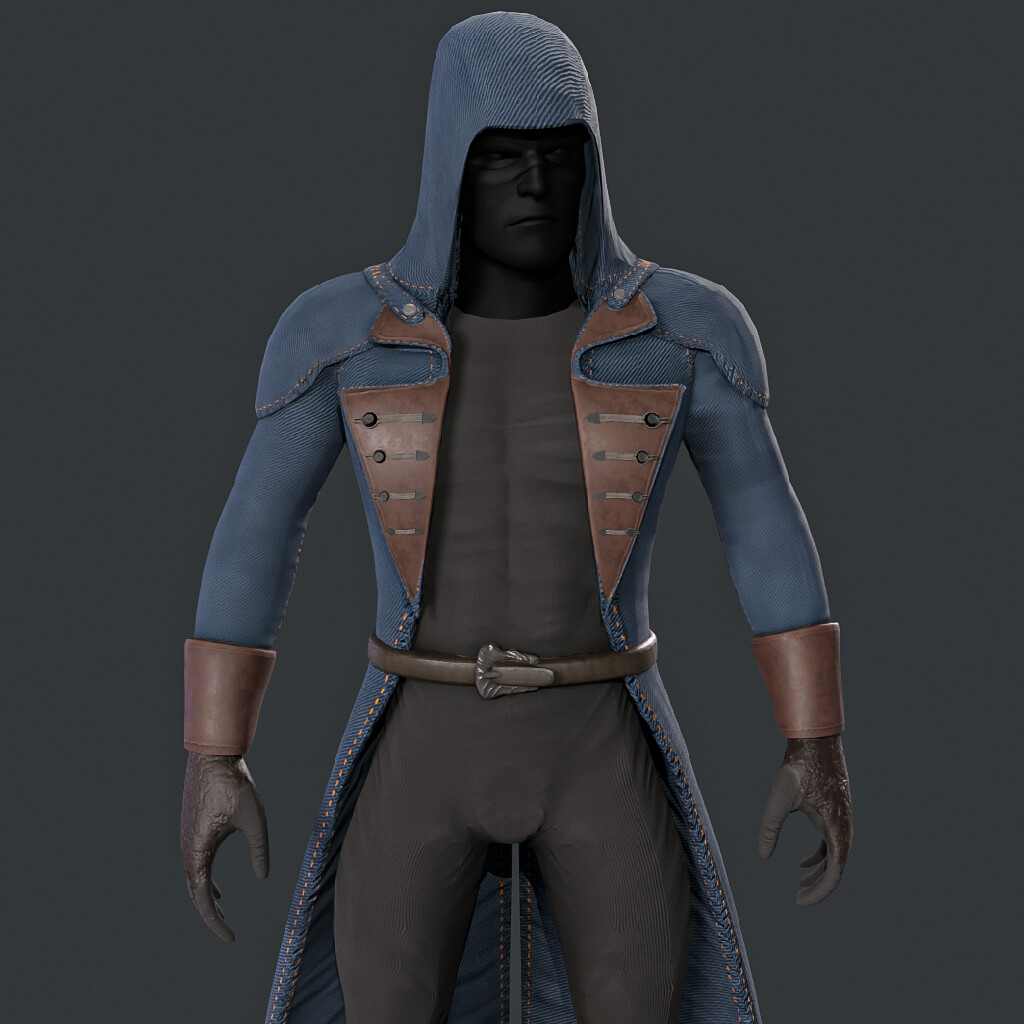 ArtStation - Unity: Arno's coat (Game Ready Characters)