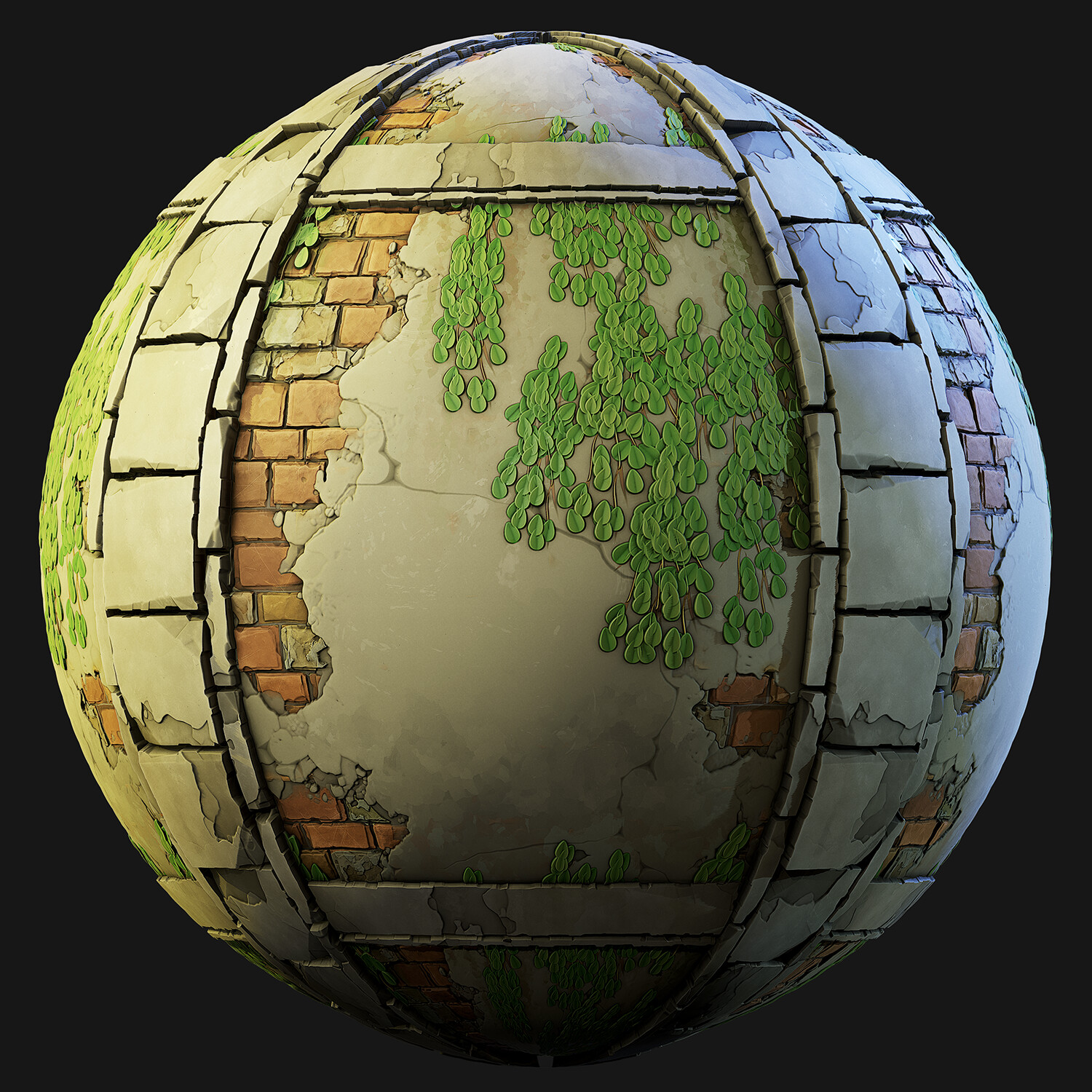 ArtStation - Stylization Wall-Substance 3D Designer