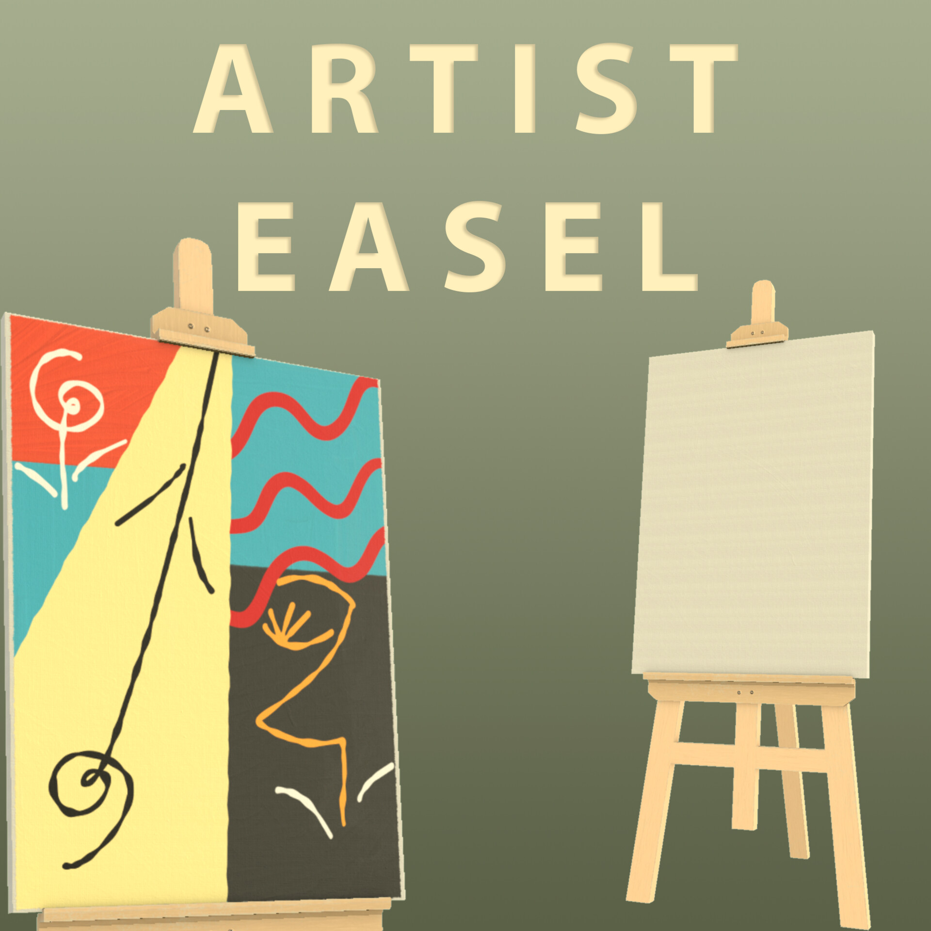 ArtStation Artist Easel