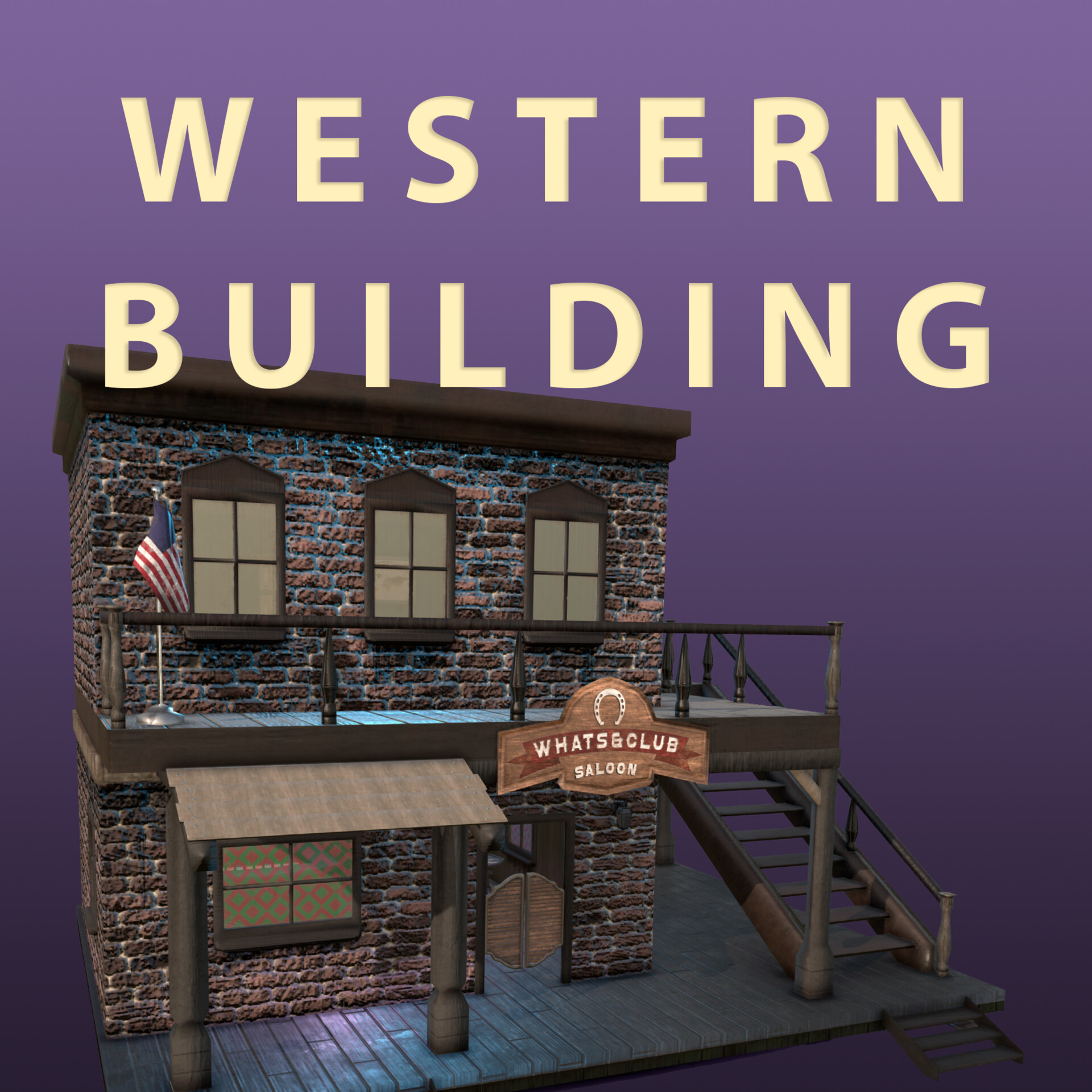 ArtStation - Western Building