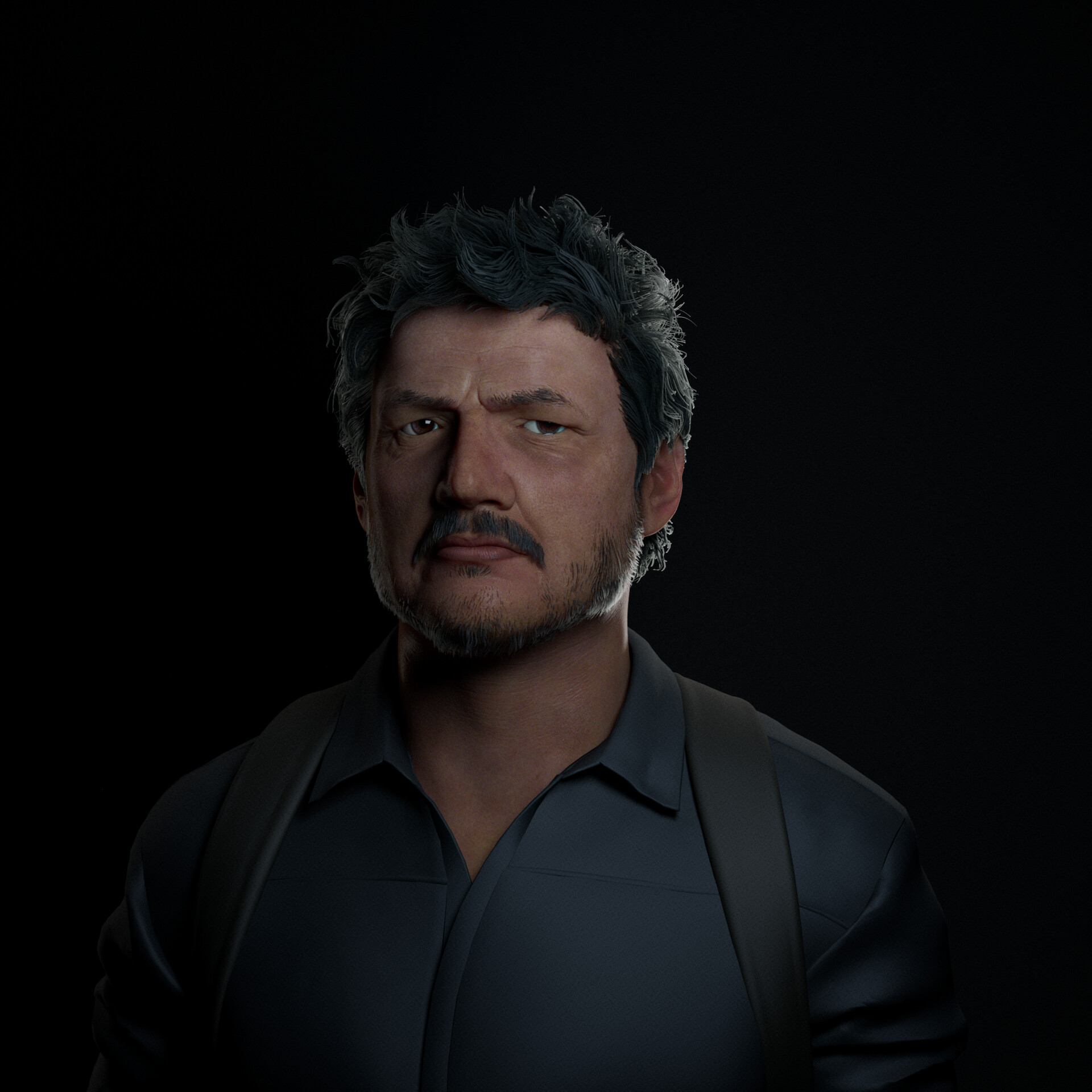 ArtStation - Joel - LoU (Pedro Pascal)