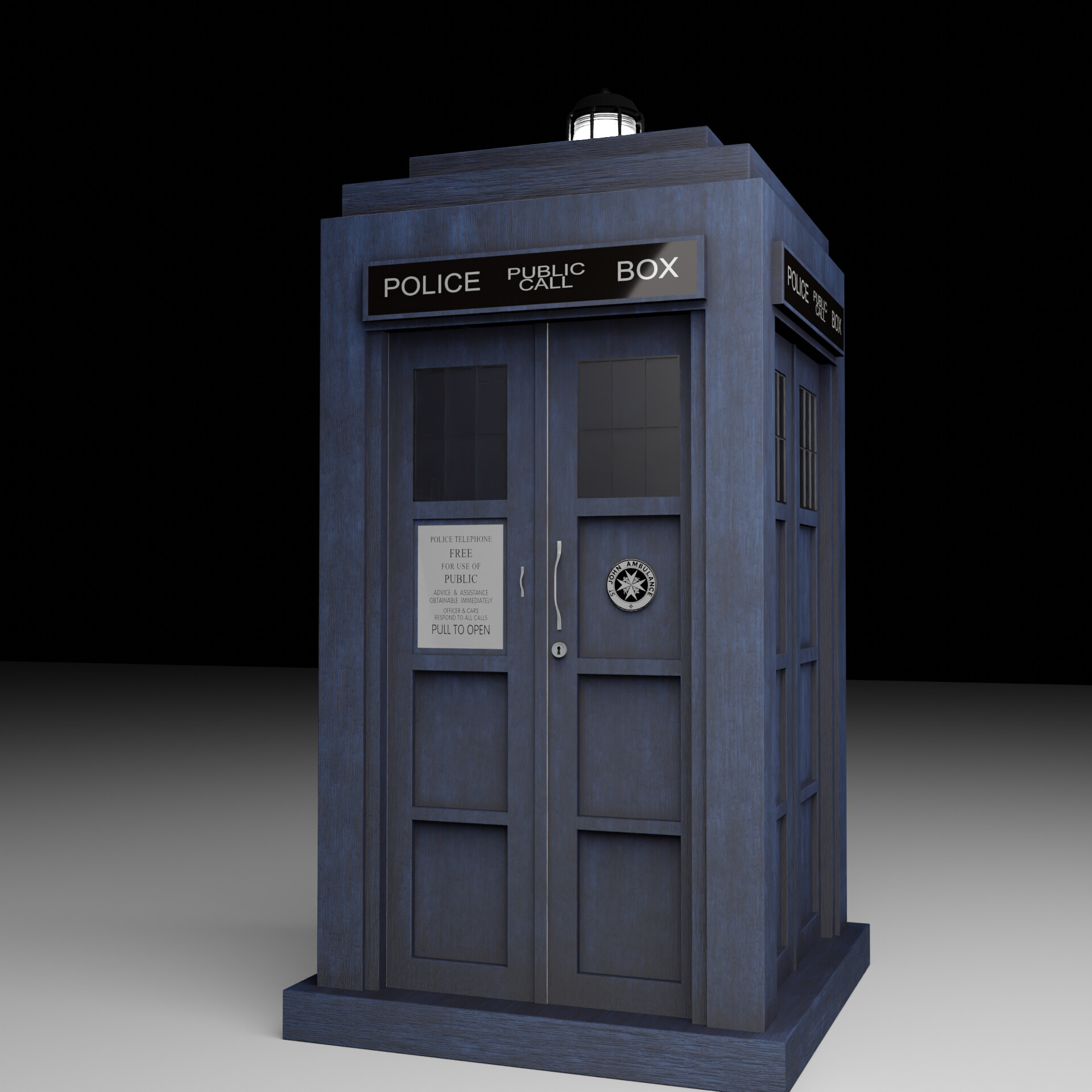 ArtStation - Tardis High Poly