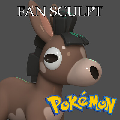 Pokemon Sculpt - Mudbray