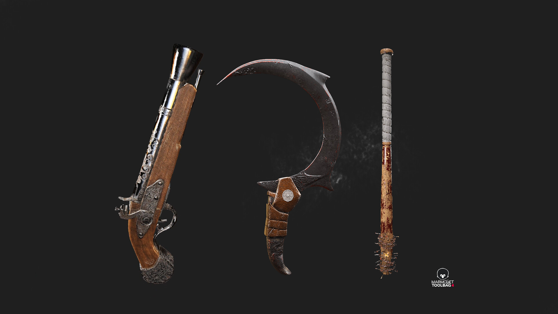 Artstation - Sickle Melee Weapon