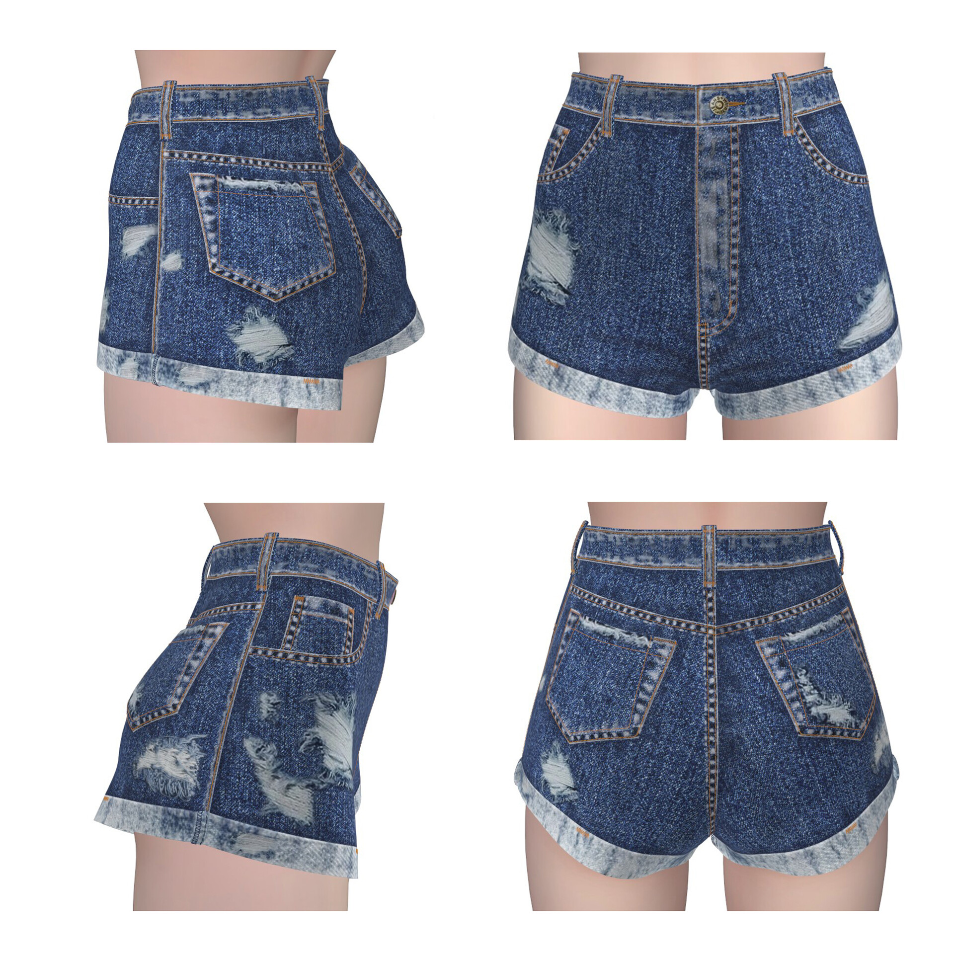 Jean on sale shorts designer