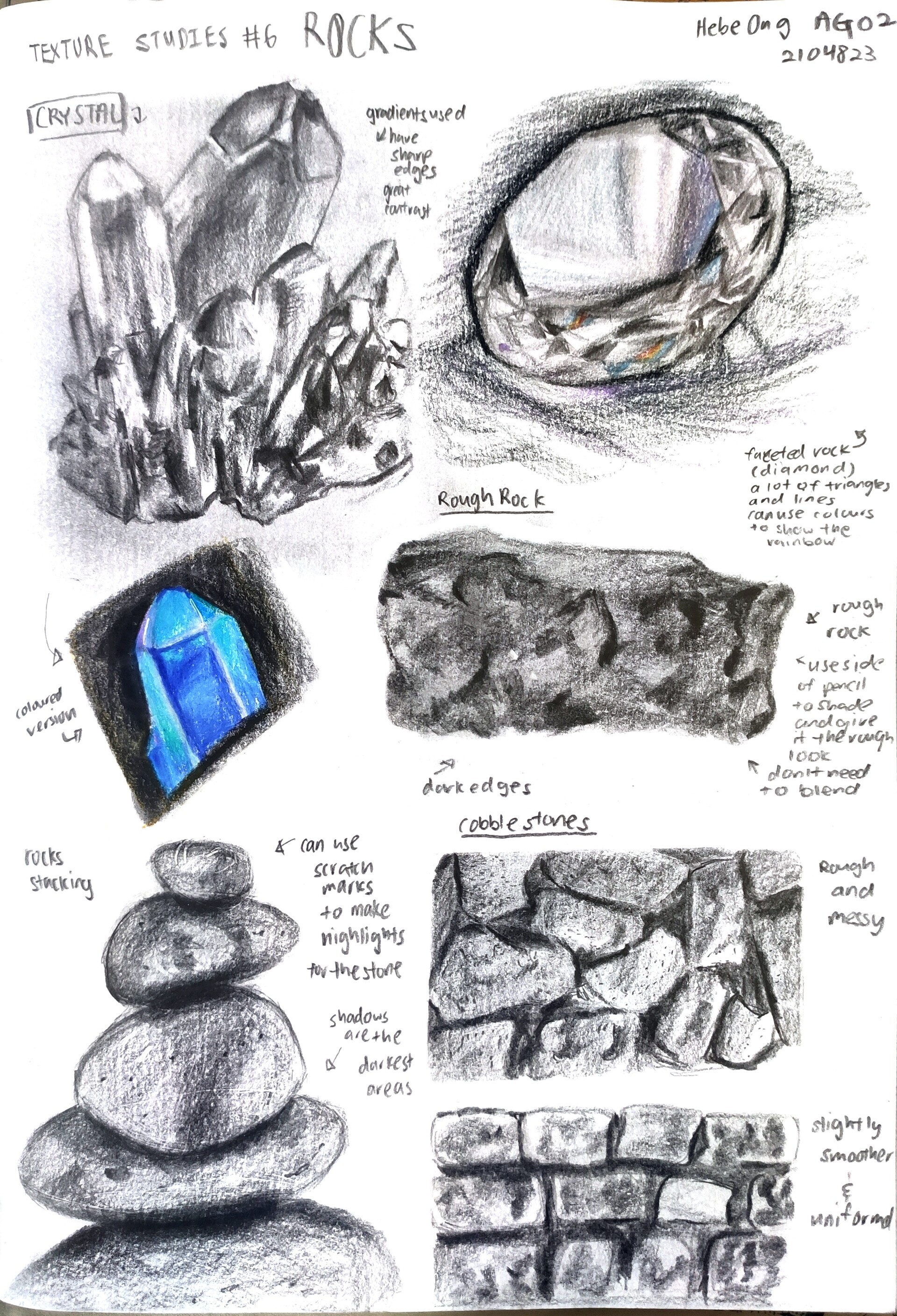 Premium Vector | Stone rock sketch hand drawn vector