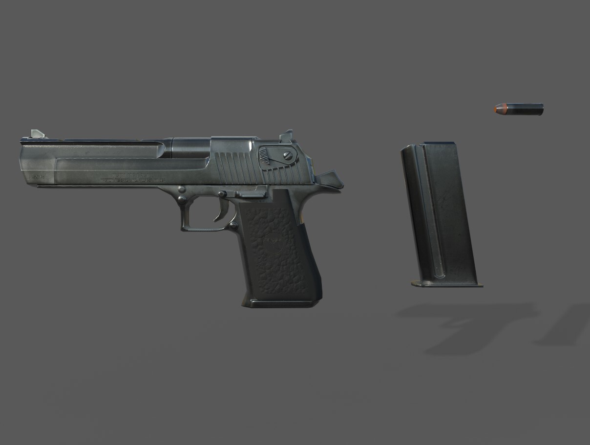 ArtStation - Desert Eagle - Model, Texture & Lookdev