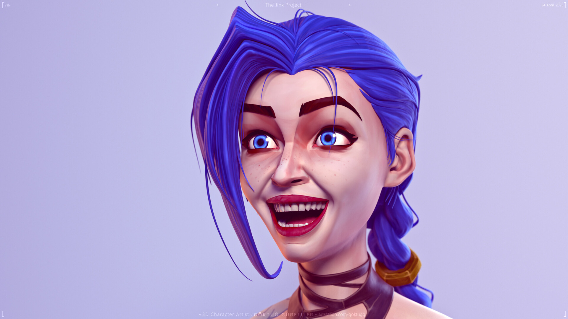 ArtStation - Jinx - Facial Expressions