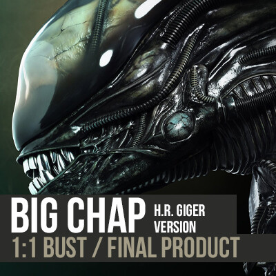 ArtStation - ALIEN BIG CHAP 1:1 BUST