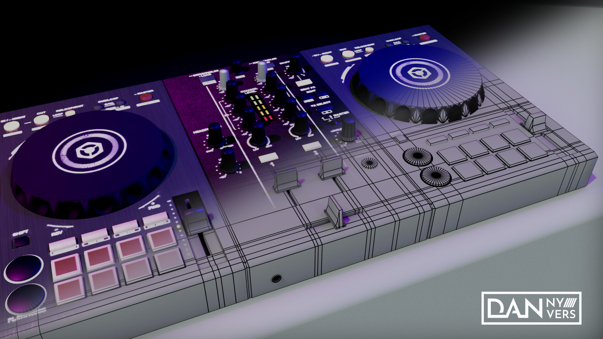 ArtStation Pioneer DDJ 400 and KRK Monitors