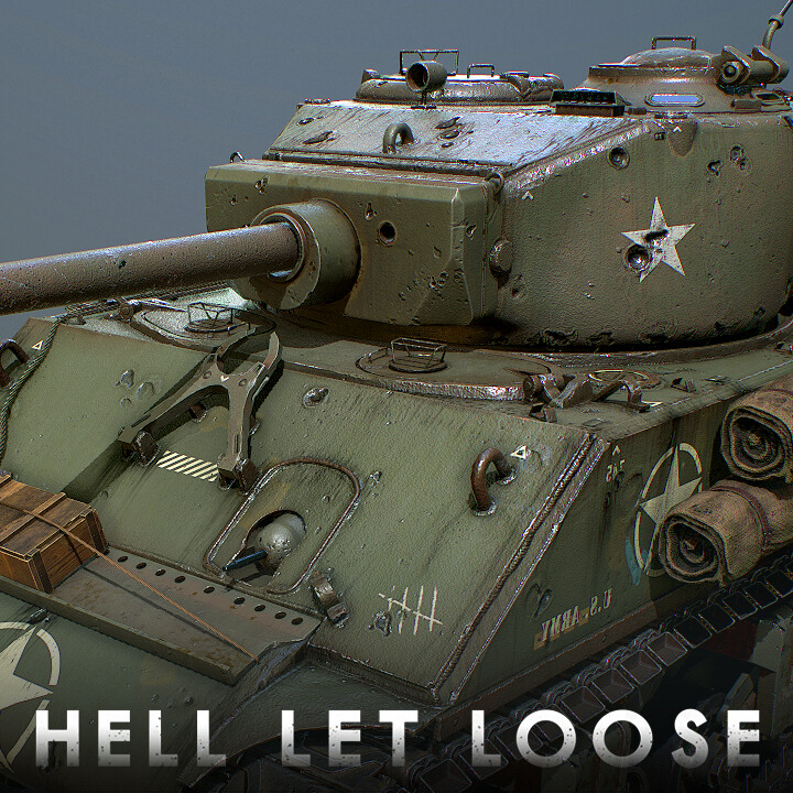 ArtStation Hell Let Loose Sherman 76