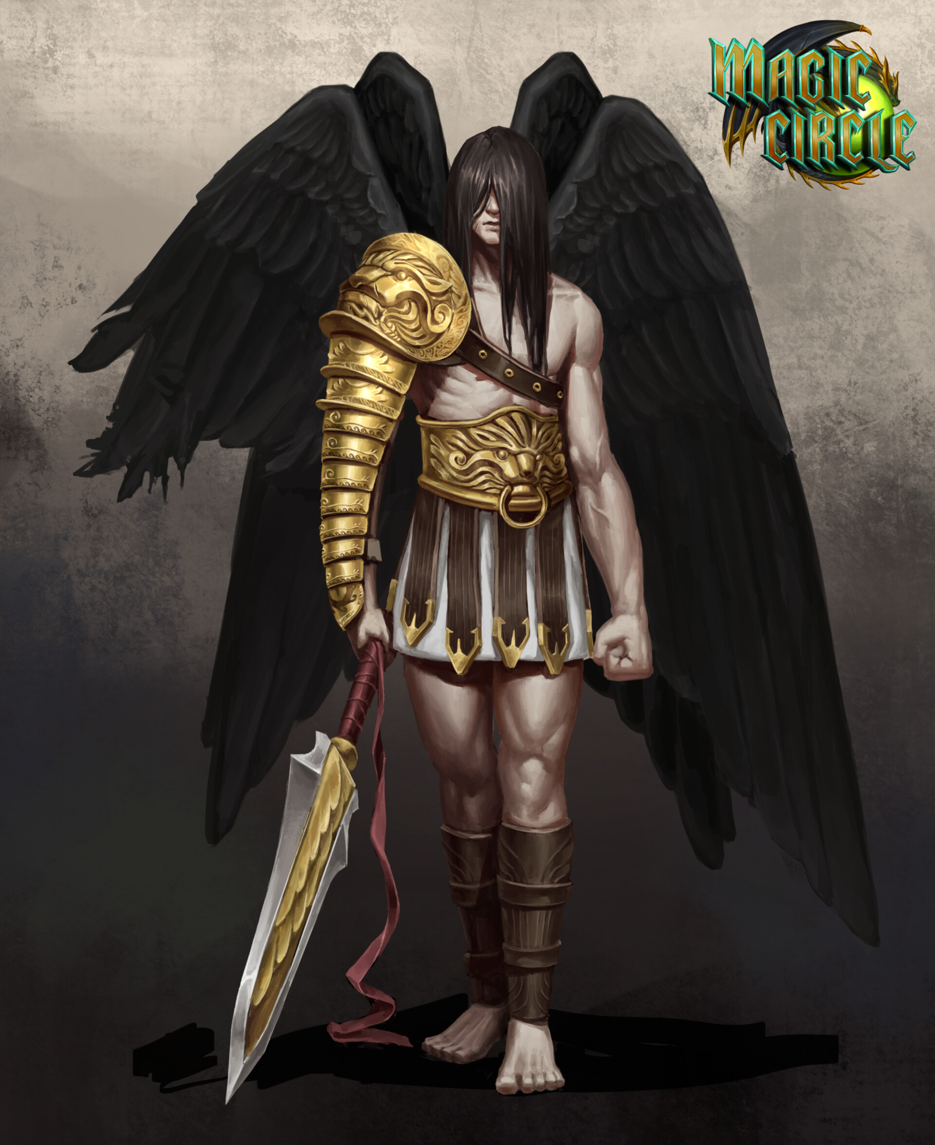 ArtStation Fallen angel character redesign