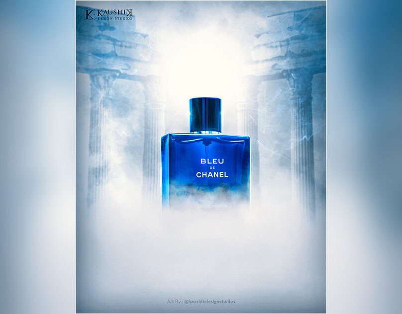 Bleu De Chanel - Eau De Parfum - Poster Design - ArtStation