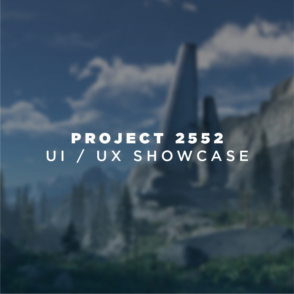 ArtStation - PROJECT 2552 | UI / UX SHOWCASE