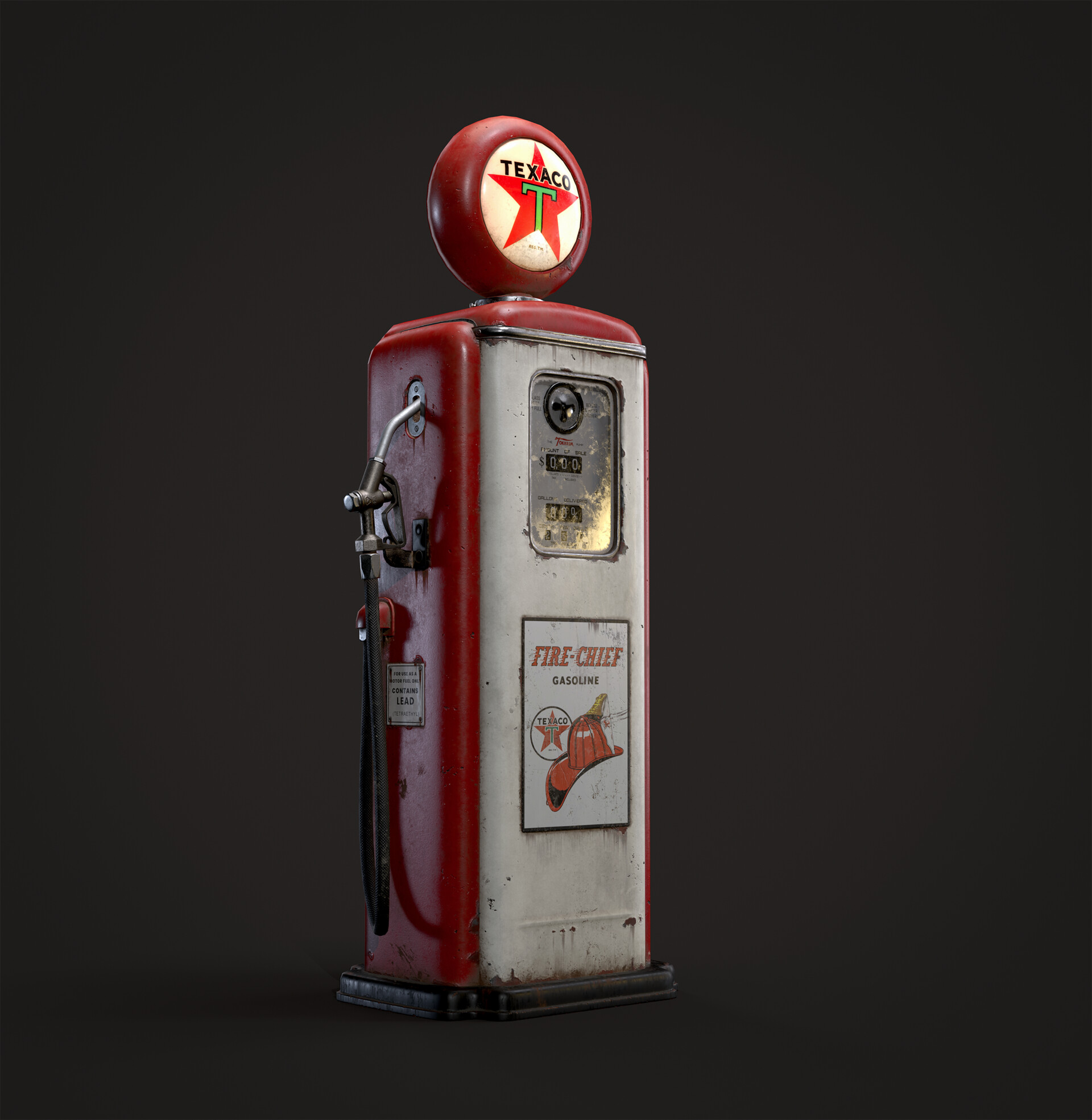 ArtStation - Vintage gas pump