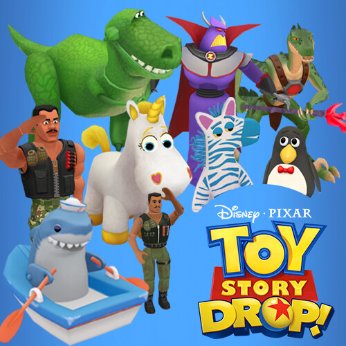 ArtStation Toy Story Drop! Rigging and Animation game characters