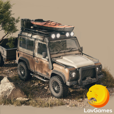 ArtStation - Lav Rover - Texture + Diorama
